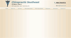 Desktop Screenshot of drspyne.com